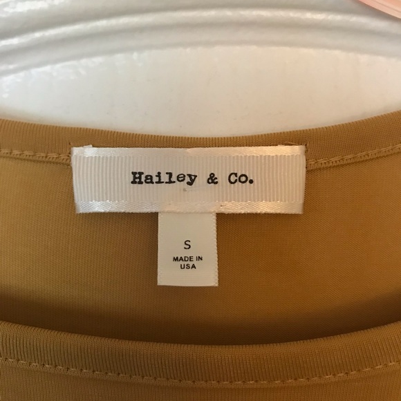 Hailey & Co. Mustard Blouse - Picture 2 of 3
